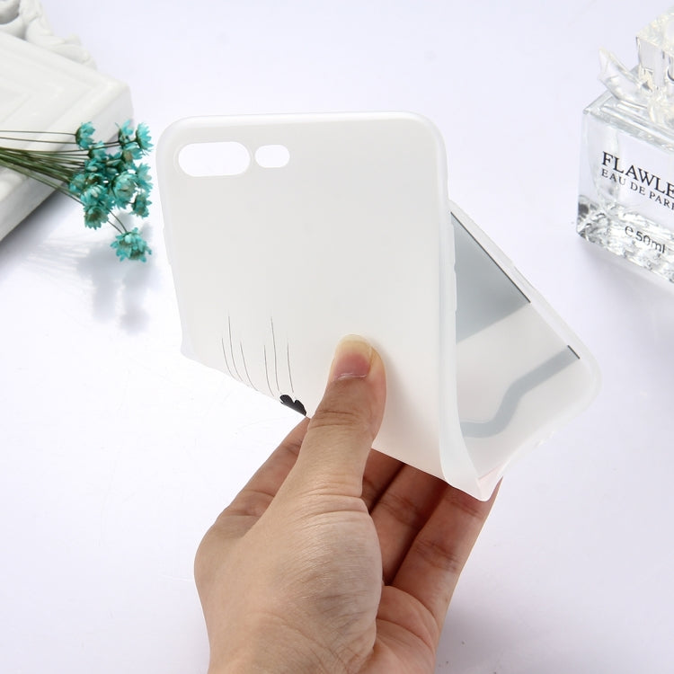 For iPhone 8 Plus & 7 Plus   TPU Frosted Embossed