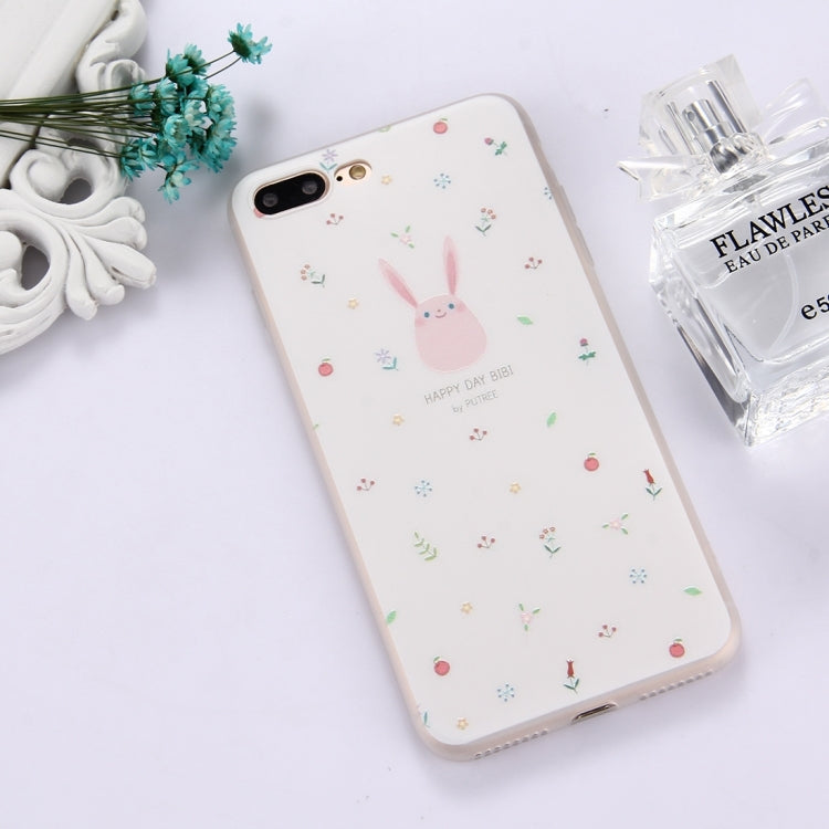 For iPhone 8 Plus & 7 Plus   TPU Frosted Embossed