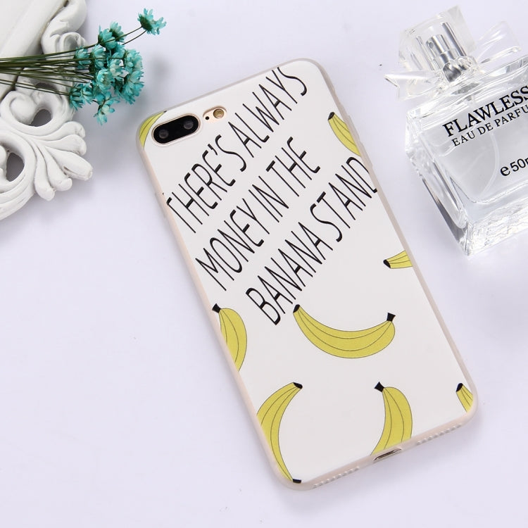 For iPhone 8 Plus & 7 Plus   TPU Frosted Embossed
