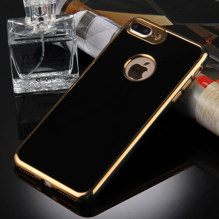For iPhone 8 Plus & 7 Plus   360 Degree Shockproof Detachable Electroplating TPU + PC Combination Protective Case with White PC Cover