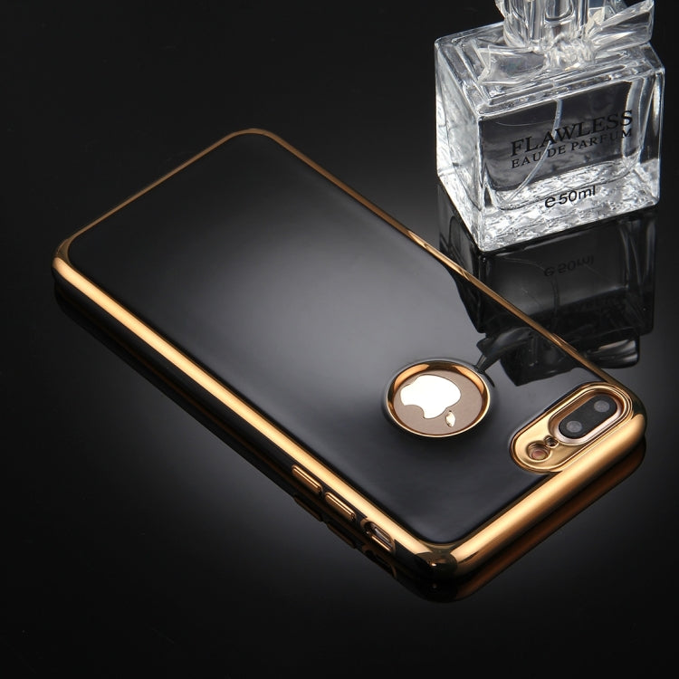 For iPhone 8 Plus & 7 Plus   360 Degree Shockproof Detachable Electroplating TPU + PC Combination Protective Case with White PC Cover