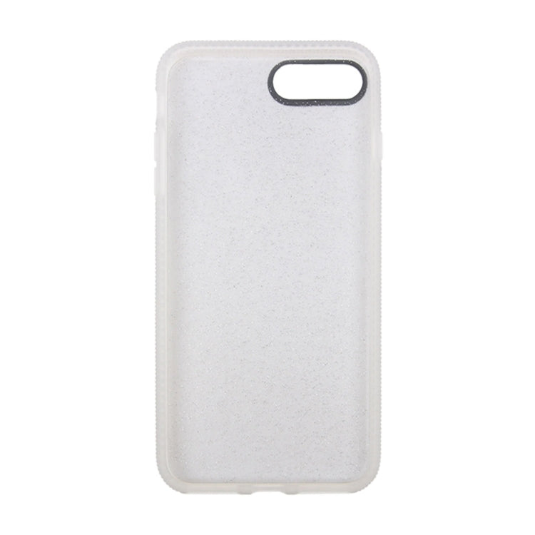 For iPhone 8 Plus & 7 Plus   Glitter Powder Drop-proof Protective Back Cover Case
