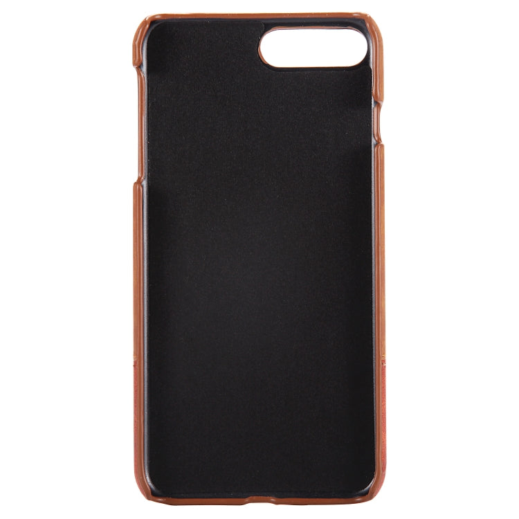 Fashionable Color Matching Bicolourable PC + PU Leather Case for iPhone 8 Plus & 7 Plus