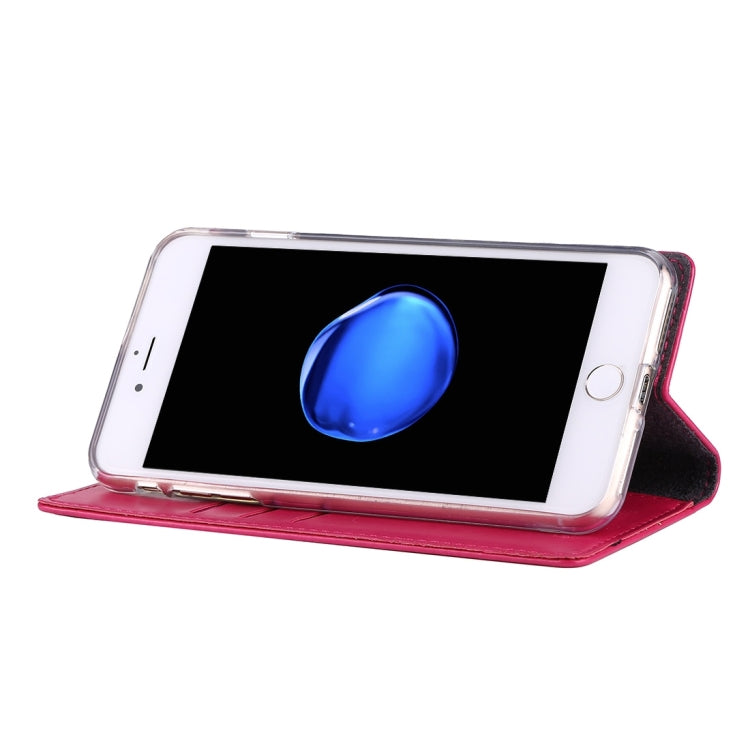 GOOSPERY BLUE MOON for iPhone 8 Plus & 7 Plus   Crazy Horse Texture Horizontal Flip Leather Case with Card Slots & Wallet & Holder