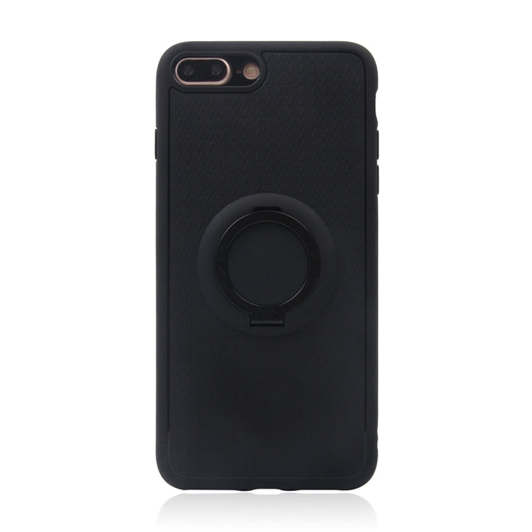 For iPhone 8 Plus & 7 Plus   TPU + PC Protective Back Case with Ring Holder