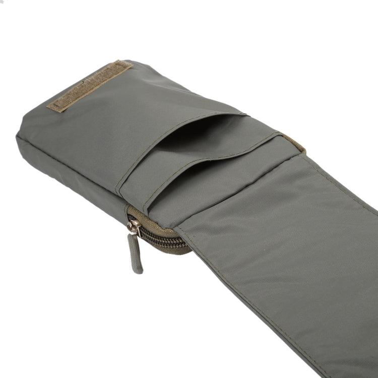 6.4 inch Multifunctional Rectangular Pattern Canvas Sports Storage Waist Packs / Phone Cases / Hiking Bag / Camping Bag with Hanging Hook for iPhone 6S Plus / 7 Plus / Galaxy S7 Edge / Galaxy Note 8(Army Green)