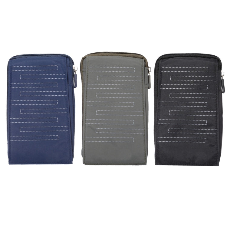 6.4 inch Multifunctional Rectangular Pattern Canvas Sports Storage Waist Packs / Phone Cases / Hiking Bag / Camping Bag with Hanging Hook for iPhone 6S Plus / 7 Plus / Galaxy S7 Edge / Galaxy Note 8(Army Green)