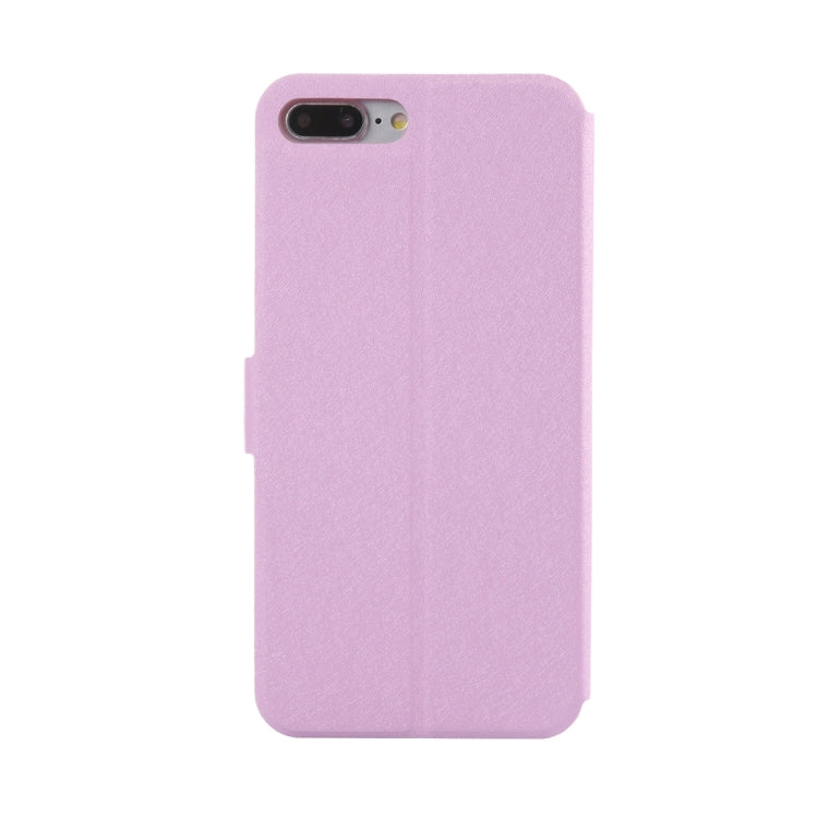 For iPhone 8 Plus & 7 Plus   Silk Texture Horizontal Flip Leather Case with Magnetic Buckle & Holder & Card Slots