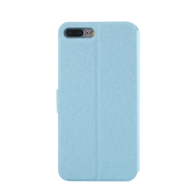 For iPhone 8 Plus & 7 Plus   Silk Texture Horizontal Flip Leather Case with Magnetic Buckle & Holder & Card Slots