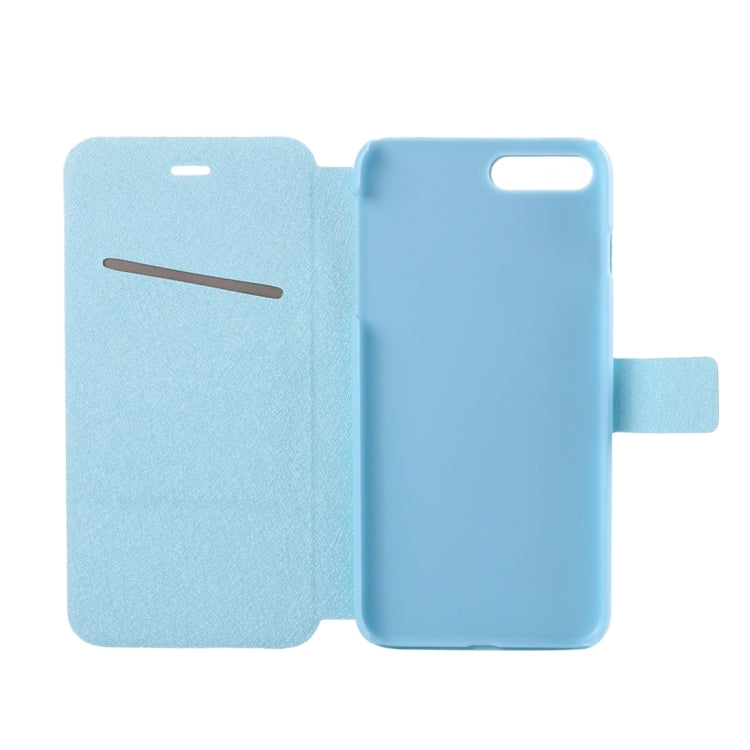 For iPhone 8 Plus & 7 Plus   Silk Texture Horizontal Flip Leather Case with Magnetic Buckle & Holder & Card Slots