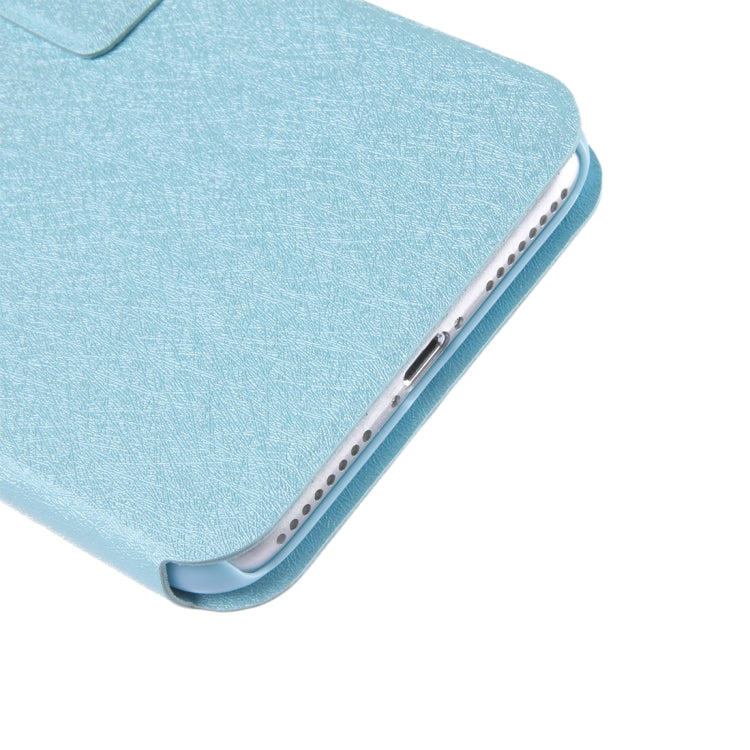 For iPhone 8 Plus & 7 Plus   Silk Texture Horizontal Flip Leather Case with Magnetic Buckle & Holder & Card Slots