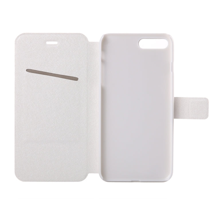 For iPhone 8 Plus & 7 Plus   Silk Texture Horizontal Flip Leather Case with Magnetic Buckle & Holder & Card Slots