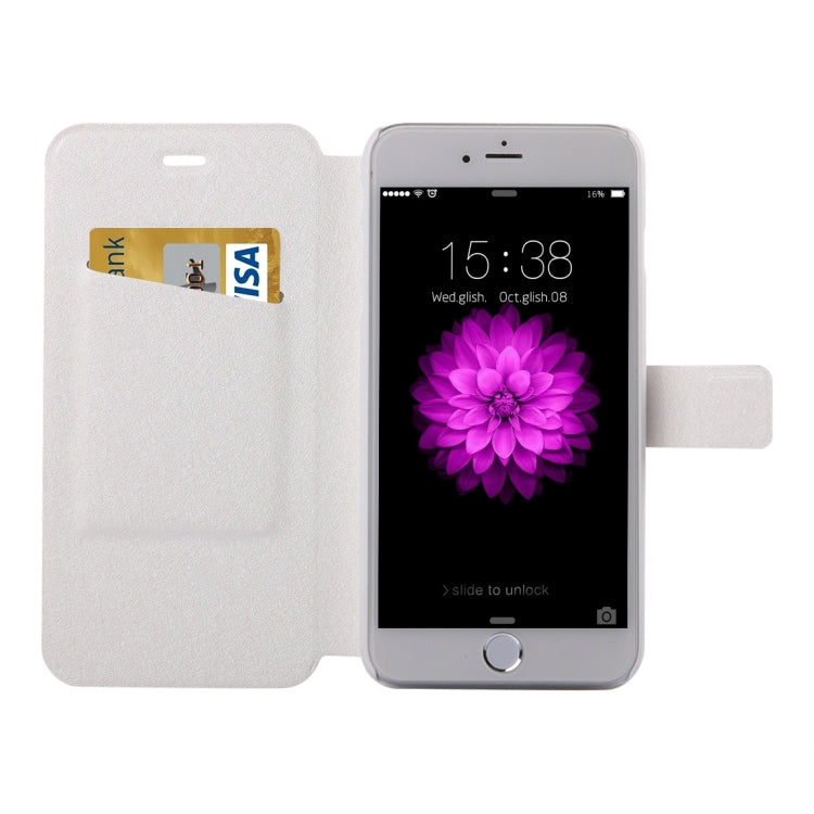 For iPhone 8 Plus & 7 Plus   Silk Texture Horizontal Flip Leather Case with Magnetic Buckle & Holder & Card Slots