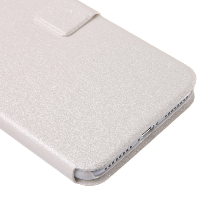 For iPhone 8 Plus & 7 Plus   Silk Texture Horizontal Flip Leather Case with Magnetic Buckle & Holder & Card Slots