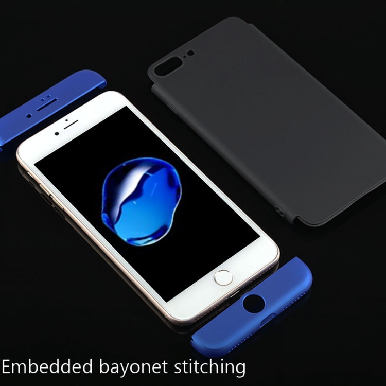 GKK for iPhone 7 Plus PC Three Stage Splicing 360 Degrees Full Coverage Protective Case Back Cover