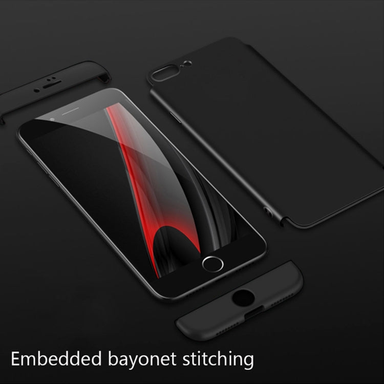 GKK for iPhone 7 Plus PC Three Stage Splicing 360 Degrees Full Coverage Protective Case Back Cover