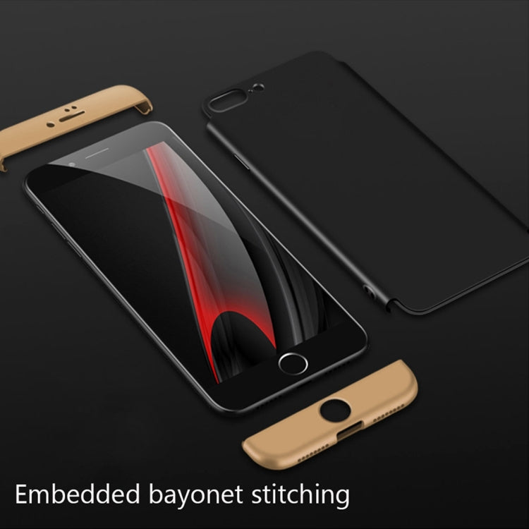 GKK for iPhone 7 Plus PC Three Stage Splicing 360 Degrees Full Coverage Protective Case Back Cover
