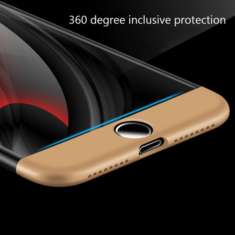 GKK for iPhone 7 Plus PC Three Stage Splicing 360 Degrees Full Coverage Protective Case Back Cover