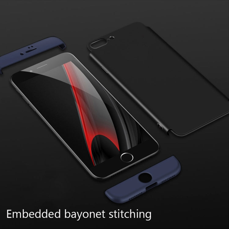 GKK for iPhone 7 Plus PC Three Stage Splicing 360 Degrees Full Coverage Protective Case Back Cover