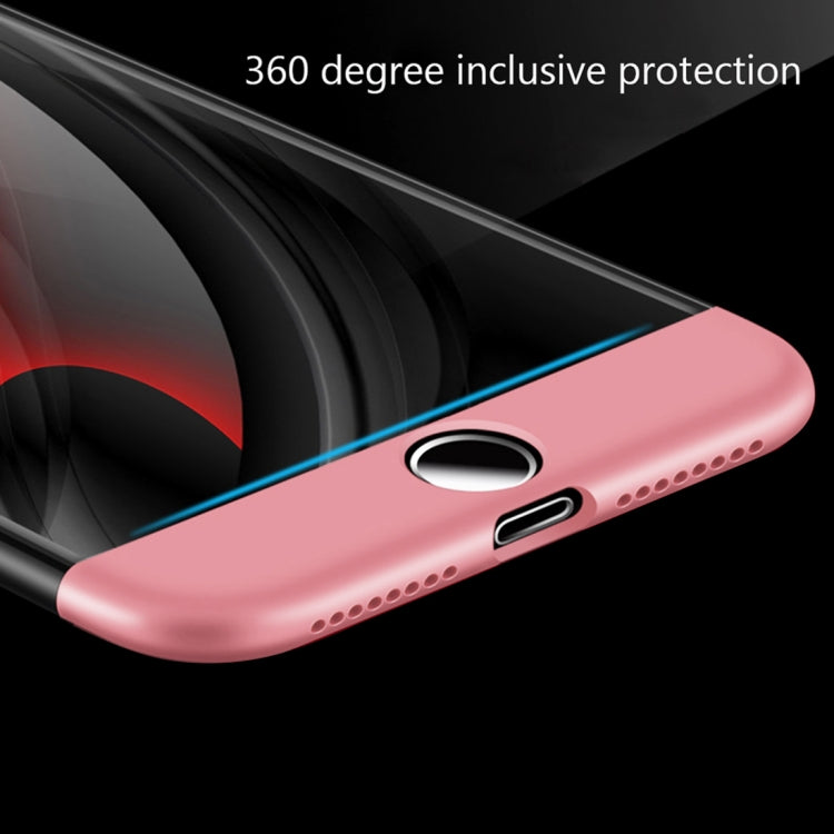 GKK for iPhone 7 Plus PC Three Stage Splicing 360 Degrees Full Coverage Protective Case Back Cover