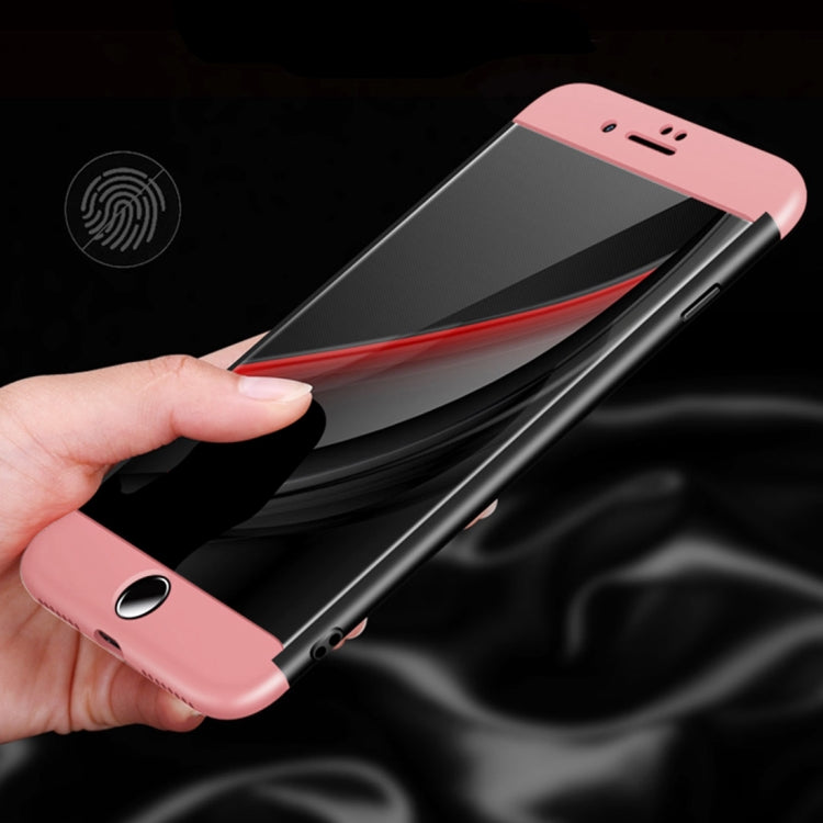 GKK for iPhone 7 Plus PC Three Stage Splicing 360 Degrees Full Coverage Protective Case Back Cover