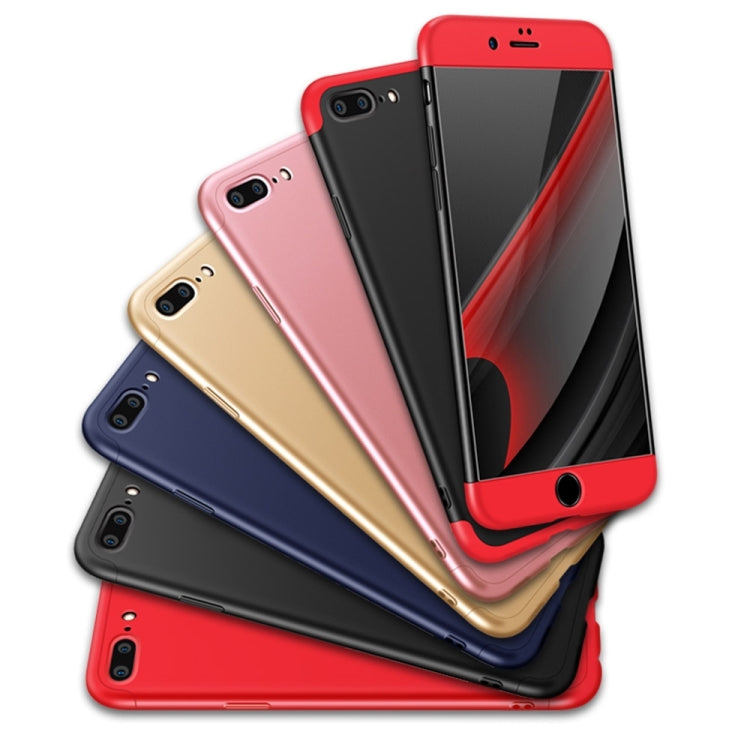 GKK for iPhone 7 Plus PC Three Stage Splicing 360 Degrees Full Coverage Protective Case Back Cover
