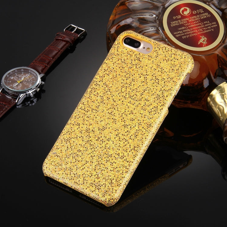 For iPhone 8 Plus & 7 Plus   Twinkling Paillette Plating Hard Protective Case