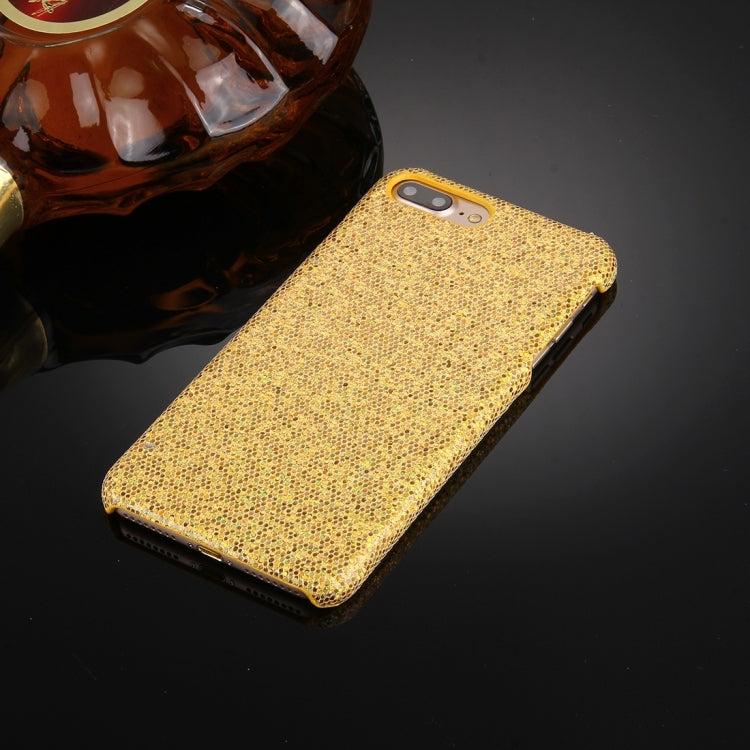 For iPhone 8 Plus & 7 Plus   Twinkling Paillette Plating Hard Protective Case