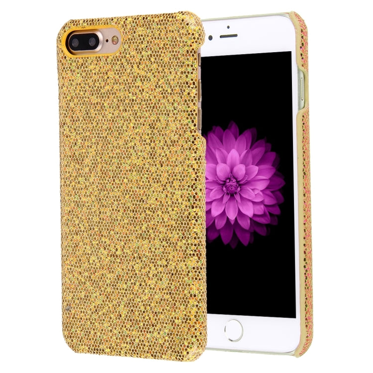 For iPhone 8 Plus & 7 Plus   Twinkling Paillette Plating Hard Protective Case