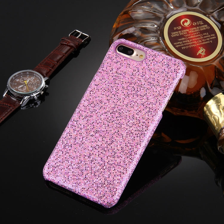 For iPhone 8 Plus & 7 Plus   Twinkling Paillette Plating Hard Protective Case