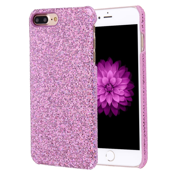 For iPhone 8 Plus & 7 Plus   Twinkling Paillette Plating Hard Protective Case