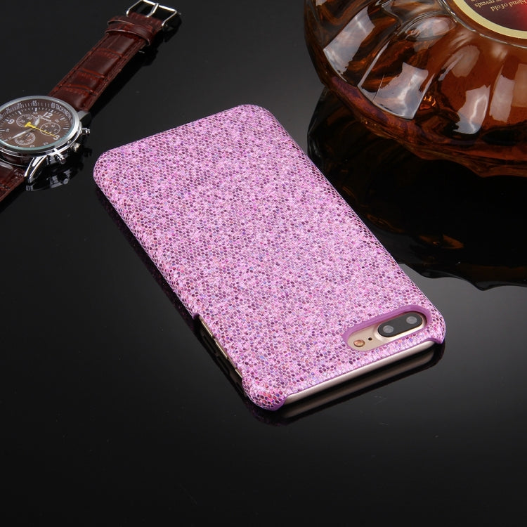 For iPhone 8 Plus & 7 Plus   Twinkling Paillette Plating Hard Protective Case