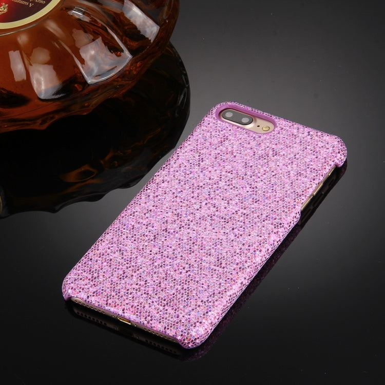 For iPhone 8 Plus & 7 Plus   Twinkling Paillette Plating Hard Protective Case