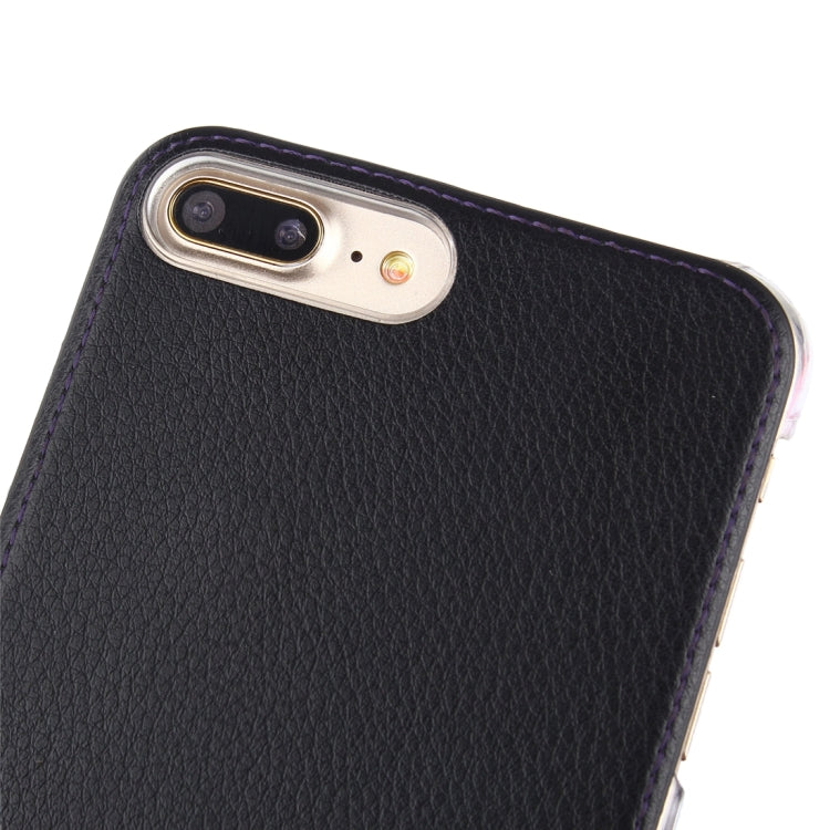 For iPhone 8 Plus & 7 Plus   PU leather Protective Back Cover Case