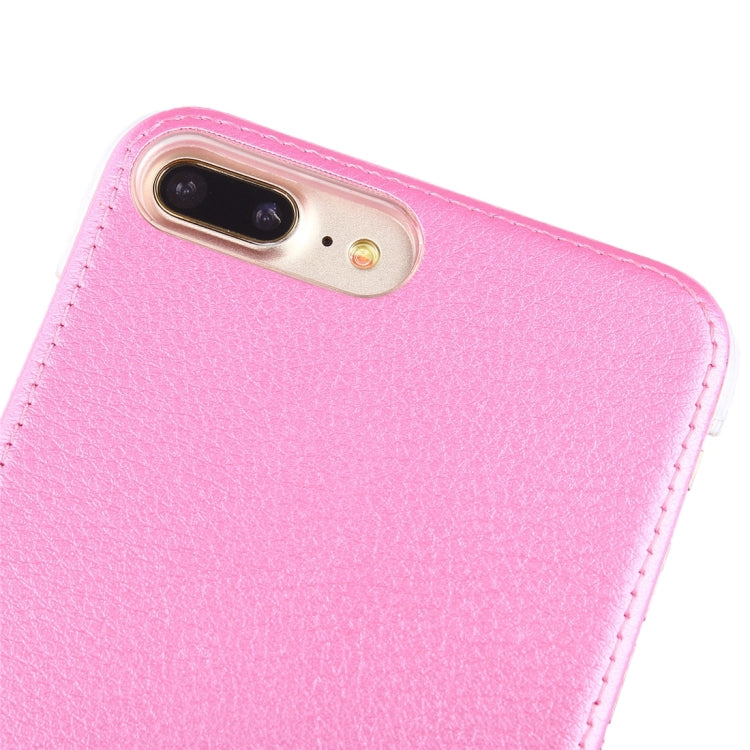 For iPhone 8 Plus & 7 Plus   PU leather Protective Back Cover Case