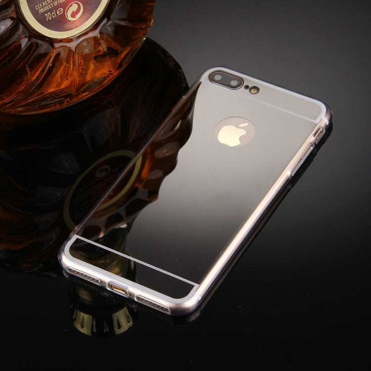 For iPhone 8 Plus & 7 Plus   Electroplating Mirror TPU Protective Cover Case