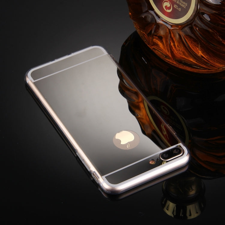 For iPhone 8 Plus & 7 Plus   Electroplating Mirror TPU Protective Cover Case