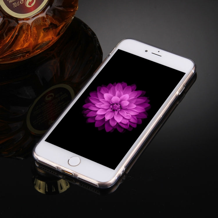 For iPhone 8 Plus & 7 Plus   Electroplating Mirror TPU Protective Cover Case