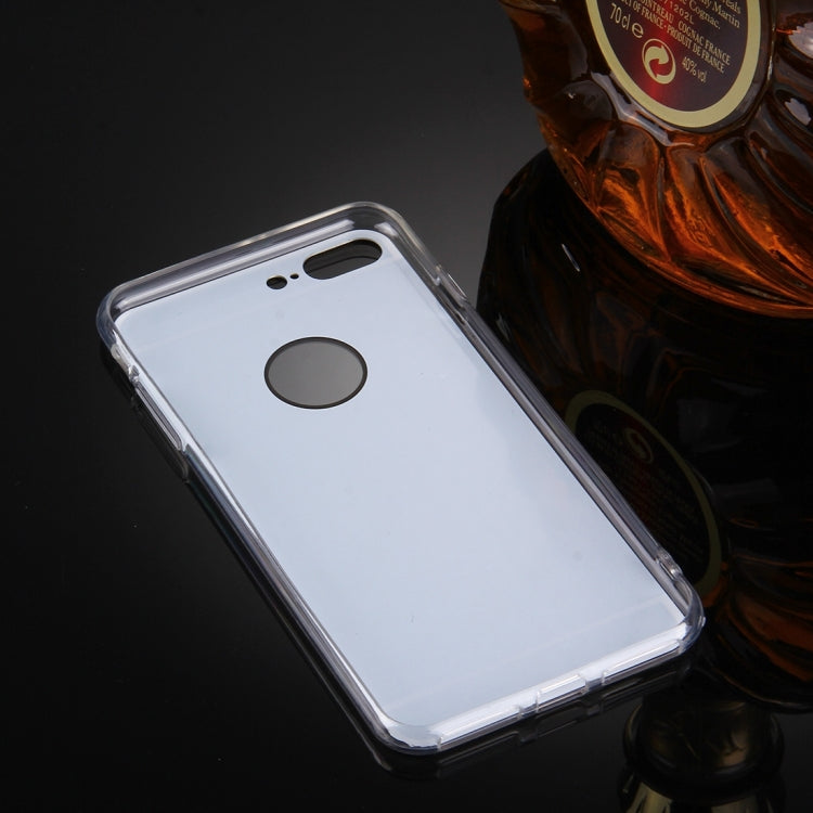For iPhone 8 Plus & 7 Plus   Electroplating Mirror TPU Protective Cover Case