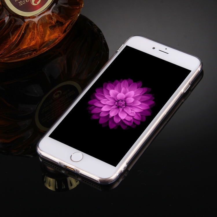 For iPhone 8 Plus & 7 Plus   Electroplating Mirror TPU Protective Cover Case