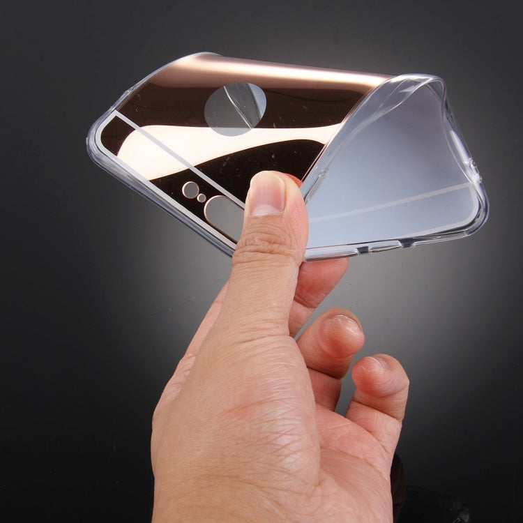 For iPhone 8 Plus & 7 Plus   Electroplating Mirror TPU Protective Cover Case