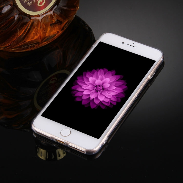 For iPhone 8 Plus & 7 Plus   Electroplating Mirror TPU Protective Cover Case
