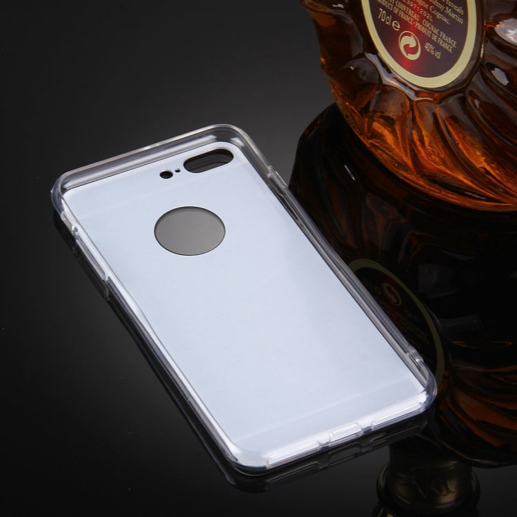 For iPhone 8 Plus & 7 Plus   Electroplating Mirror TPU Protective Cover Case