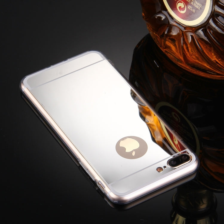 For iPhone 8 Plus & 7 Plus   Electroplating Mirror TPU Protective Cover Case