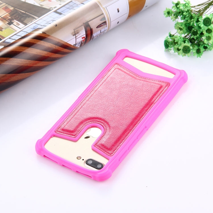 Universal Crazy Horse Texture PU Leather + Silicone Protective Case for iPhone 8 Plus & 7 Plus  , iPhone 6 Plus & 6s Plus, Galaxy S7 Edge / A710, Sony, Huawei, Meizu, Lenovo and other 5.2-5.5 inch Smartphones