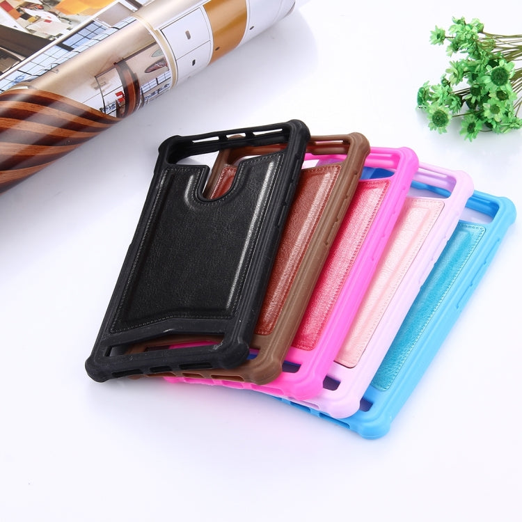Universal Crazy Horse Texture PU Leather + Silicone Protective Case for iPhone 8 Plus & 7 Plus  , iPhone 6 Plus & 6s Plus, Galaxy S7 Edge / A710, Sony, Huawei, Meizu, Lenovo and other 5.2-5.5 inch Smartphones