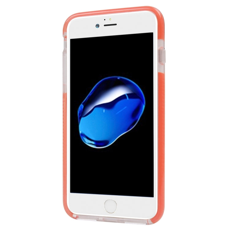 For iPhone 8 Plus & 7 Plus   Transparent Texture Soft D3O TPU Protective Back Cover Case