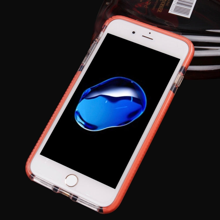 For iPhone 8 Plus & 7 Plus   Transparent Texture Soft D3O TPU Protective Back Cover Case