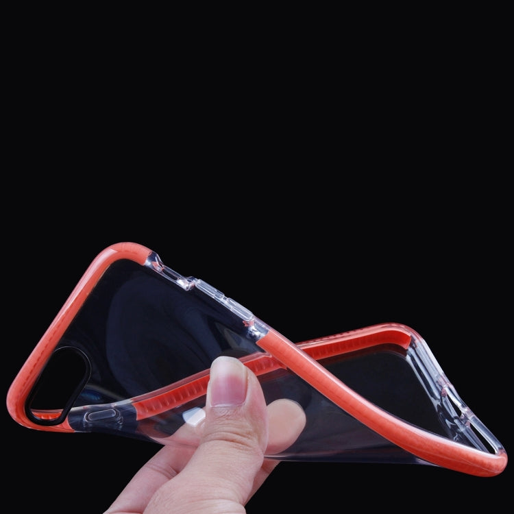 For iPhone 8 Plus & 7 Plus   Transparent Texture Soft D3O TPU Protective Back Cover Case