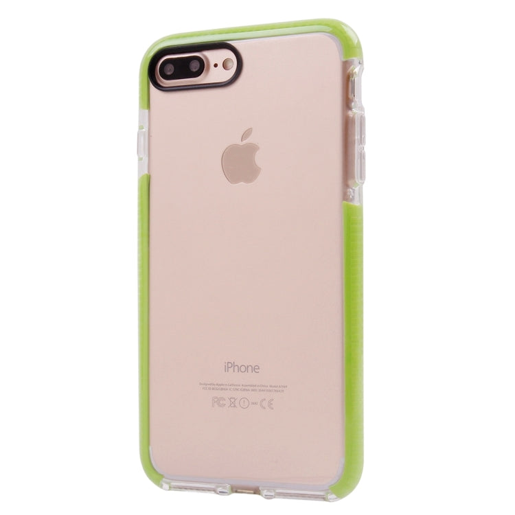For iPhone 8 Plus & 7 Plus   Transparent Texture Soft D3O TPU Protective Back Cover Case